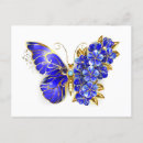 Pesquisar por butterfly cartoes postais Blue