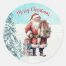 Pesquisar por vintage santa adesivos Ilustração do santa claus