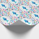 Pesquisar por peixes papel de presente Sob o mar