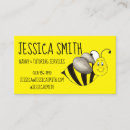 Pesquisar por animais dos desenhos animados cartao de visita Amarelo