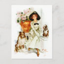 Pesquisar por cães vintage cartoes postais Mulher