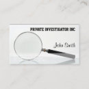 Pesquisar por investigador privado cartao de visita Detetive