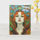 Pesquisar por art nouveau cartoes Mulher