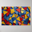 Pesquisar por azul amarelo vermelho pôsteres pósteres Abstrato