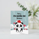 Pesquisar por panda do natal cartoes Fofo