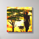 Pesquisar por sol africano impressão de canvas Pôr do sol