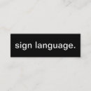 Pesquisar por linguagem cartao de visita Assinatura