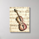 Pesquisar por música antiga impressão de canvas Vintage