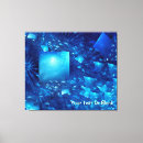 Pesquisar por metal impressão de canvas Azul