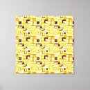 Pesquisar por amarelo e preto impressão de canvas Elegante