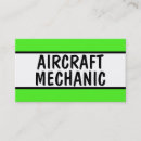 Pesquisar por mecânico aviões de cartao de visita Aeronave