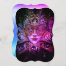 Pesquisar por máscara roxa convites Elegante