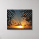 Pesquisar por veleiro no mar impressão de canvas Pôr do sol