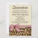 Pesquisar por quinceanera leopardo convites Animal