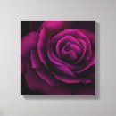 Pesquisar por roxo escuro impressão de canvas Floral