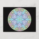 Pesquisar por mandala colorida cartoes postais Geométrico