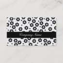 Pesquisar por flor branca preta cartao de visita Para ela