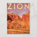 Pesquisar por vintage national park cartoes postais Zion