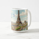 Pesquisar por arte de paris canecas Torre eiffel