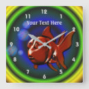 Pesquisar por peixes coloridos relogios de parede Legal