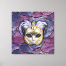 Pesquisar por máscara impressão de canvas Ouro
