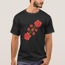 Pesquisar por flores e folhas camisetas Rosas