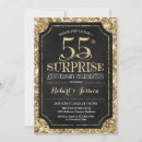 Pesquisar por convites aniversário casamento Preto e dourado