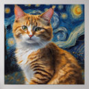 Pesquisar por pintura do gato artes pósteres Vincent van gogh