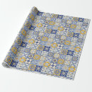 Pesquisar por azulejos papel de presente Azul amarelo