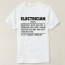 Pesquisar por piadas elétricas camisetas Para todos
