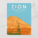 Pesquisar por vintage national park cartoes postais Parque nacional zion