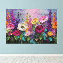 Pesquisar por flores coloridas impressão de canvas Qualquer pessoa