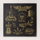Pesquisar por música rock quebra cabecas Ilustração