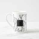 Pesquisar por flores brancas pretas canecas Preto e branco