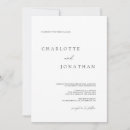 Pesquisar por escrita preta casamento convites Elegante