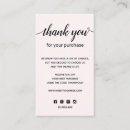 Pesquisar por obrigado para sua compra cartao de visita Para ela