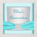 Pesquisar por quinceanera turquesa convites Elegante