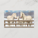 Pesquisar por cavalo branco cartao de visita Neve