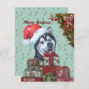 Pesquisar por husky cartoes Xmas