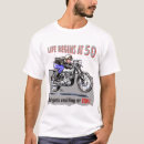 Pesquisar por a vida começa em 50 camisetas Bicicleta
