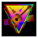 Pesquisar por guitarra colorida pôsteres pósteres Música