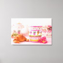 Pesquisar por comida e bebida impressão de canvas Imagem da cor
