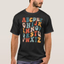 Pesquisar por alfabeto colorido camisetas Professor