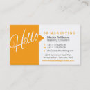 Pesquisar por branco alaranjado cartao de visita Profissional