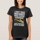 Pesquisar por saxofone engraçado camisetas Músico