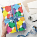 Pesquisar por quadrados coloridos papel de presente Aniversário