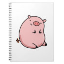 Pesquisar por porco rosa cadernos de notas Animal