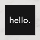 Pesquisar por black cartao de visita Minimalista