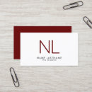 Pesquisar por burgundy cartao de visita Branco