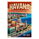 Pesquisar por de cuba pôsteres pósteres De viagem retrô